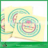 Sinicline Printing Custom Self Adhesive Black Circle Stickers Label, Waterproof Round Vinyl Stickers Label