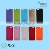 Rubber coating 2000mAh battery power charger case for iPhone 5