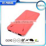 Top Quality 8000mah Dual Usb 5V 2.1A Power Bank Wiith Flashlight