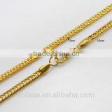3.5mm Fox Tail Chain Gold Necklace Designs in 3 Grams 91812 thumbnail-3