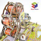 Halloween Gift Ferris Wheel 3D Paper Cardboard Jigsaw Puzzle thumbnail-6