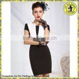 Short Sleeves Elegant Mature Women's Office Uniform thumbnail-1