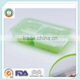 750ml Two Compartments PP Disposable Plastic Food Container SGS/FDA Appoval Microwave Oven Safe thumbnail-3