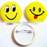 Smiley Face button badge happy life optimistic attitude colorful printing badges