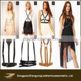 Fashion Popular Full Body Women Leather Harness, Sexy Harness for Women