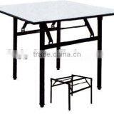 Wholesale PVC Top With Metal Frame Restaurant Table YT13 thumbnail-6
