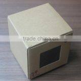 Luxury high quality customized foldable kraft mount E type corrugated paper box
