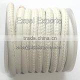Round Stitch Leather Cord 4mm thumbnail-1