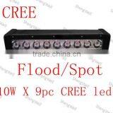 90W 10-30v DC IP67 12month Warranty Led Work Light Offroad Led Work Light 90w
