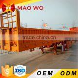 3 Axle 6x4 Flatbed Side Wall Semi Truck Trailer China Exporting thumbnail-1