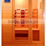3 Person Far Infrared Sauna Canada Hemlock Ceramic Heaters Sauna Accessories thumbnail-1