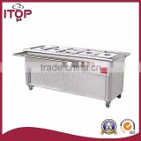BS-5W Stand style bain marie with cabinet