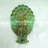 Vintage Style Bronze Cosmetic Pocket Mirror thumbnail-3