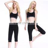 MYLE Factory Super Stretch Loose Neoprene Hot Slim Pants Utra Sweat Capris in Stock thumbnail-3