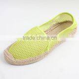 Latest Design Belly Shoes Factory Espadrilles Fashion Mesh Material Jute Sole Espadrille thumbnail-5