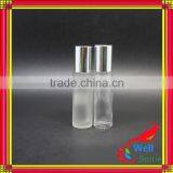 Glass Roll on Bottle With Glass Roller Bottle With 1/3 oz Roll-on Perfume Bottle Frosted Glass thumbnail-2