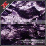 High Quality Folded Shiny Velvet Pleuche Fabric