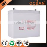 12V 55ah durable lowest price factory supply OPZV battery