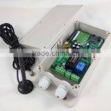 GSM control box Double relay output and double alarm input