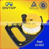 Diving boat plastic reel seat