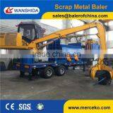 Trailer Scrap Metal Baler Hydraulic Waste Copper Baler Logger thumbnail-5