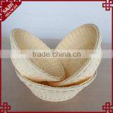 Smart Design Eco-friendly Hand Woven Home or Supermarket Used Plastic Basket for Fruit thumbnail-6