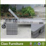 New Style Garden Rattan Chaise Sun Lounge Set thumbnail-2