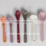 ceramic tea spoon, porcelain tasting spoons, cream cosmetic spoons