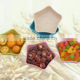 Wheat Straw Pentagram Dish Plastic Dish Bowl for Children thumbnail-1