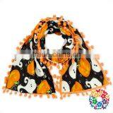 Kids Fashion Halloween Black Orange Pumpkin Warm Scarf thumbnail-1