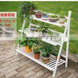 High Quality Wooden Folding Flower Shelf thumbnail-2