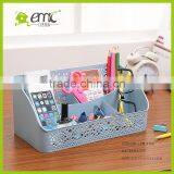 Emc Desktop Household Makeup Storage Plastic Box With Dividers thumbnail-5