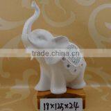Promotional Gifts Ceramic Elephant Figurine for Decoration thumbnail-1