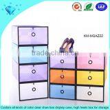 Cheap Transparent Plastic Slide Out Acrylic Shoe Box thumbnail-6