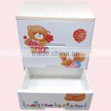 2016 Lovely and Safe 3 Layers Baby Plastic Clothing Drawer thumbnail-3