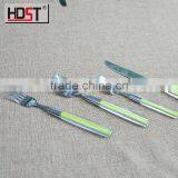 Bright Green Delicate Plastic Flatware From Jieyang Factory thumbnail-4