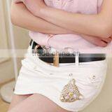 Wholesale Latest Summer Fashion Ladies Skirt Women Leather Mini Skirt thumbnail-1