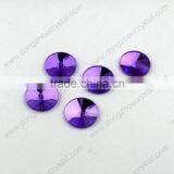 DZ-1041 Round Flat Back Glass Stones for Clothing thumbnail-1