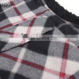 Hot Sale Stock Wholesale Warm Plaids Men Polar Fleece Vest thumbnail-4