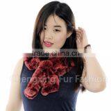CX-S-92N Hot Selling Fashion Rex Rabbit Fur Lady Scarf thumbnail-2