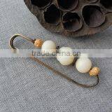 High End Handmade Bodhi Beads Brooch Emo Style Bodhi Safety Pins for Scarf Accessories thumbnail-4