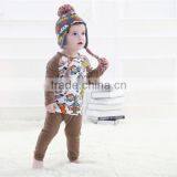 Children's Pattern Hats In Stock, Baby Pompom Hats Knitted Design,Kids Ear Flaps Hats thumbnail-2