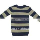 Striped Jumper for Men in 100% Cotton thumbnail-1