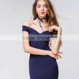Women Navy Blue Sexy Bodycan Dress thumbnail-1