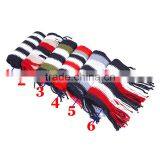 Cheap Simple 6color Choice Stripe Design Spandex Material Knit Fashion Men Winter Cheap Scarf Hijab thumbnail-3