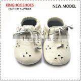Wholesale Baby Summer Shoes Moccasins Genuine Leather Baby Shoes Baby Moccasins Rubber Shoe Sole thumbnail-1