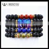 New Designs Hot Sale Lava Beads Bracelet thumbnail-3