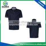 100% Polyester Jersey Mens Plain Golf Polo Shirt thumbnail-1
