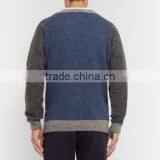 Top Selling 100% Wool Made Sweater Men With Ribbed Trim and Hem Man Wool Sweater Design thumbnail-4