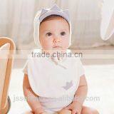 2pcs Hat & Bib Scarf Set, Crown Design, Baby Girl Princess 2pcs Cotton Hat Set thumbnail-5